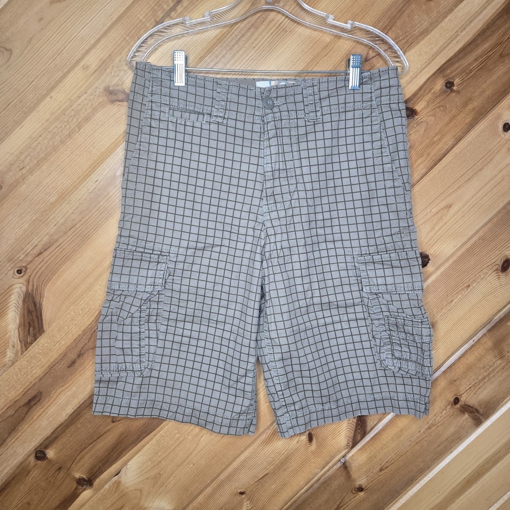 OP Ocean Pacific Mens Tan Lightweight Cargo Shorts Sz 30‎